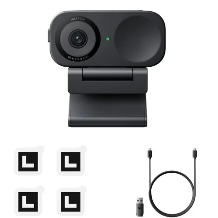 Insta360 Link 2C Standard Edition Webcam 4K Ultra HD Negro